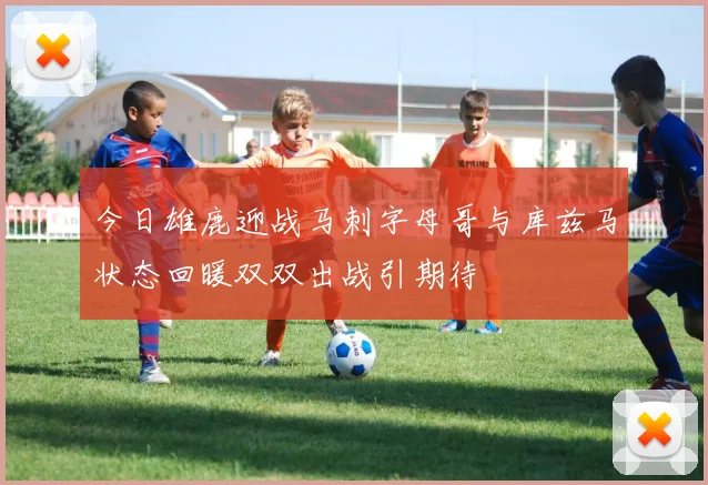 今日雄鹿迎战马刺字母哥与库兹马状态回暖双双出战引期待